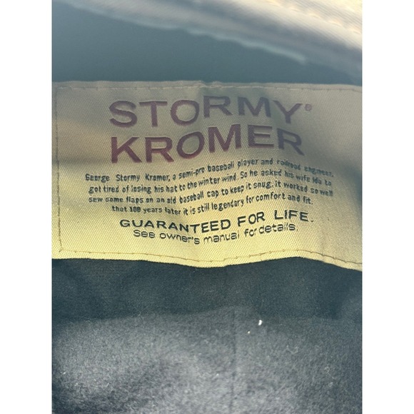 Stormy Kromer Wool Blend Camo Trapper Hat Size 6 3/4 Ear Flaps - Picture 9 of 10